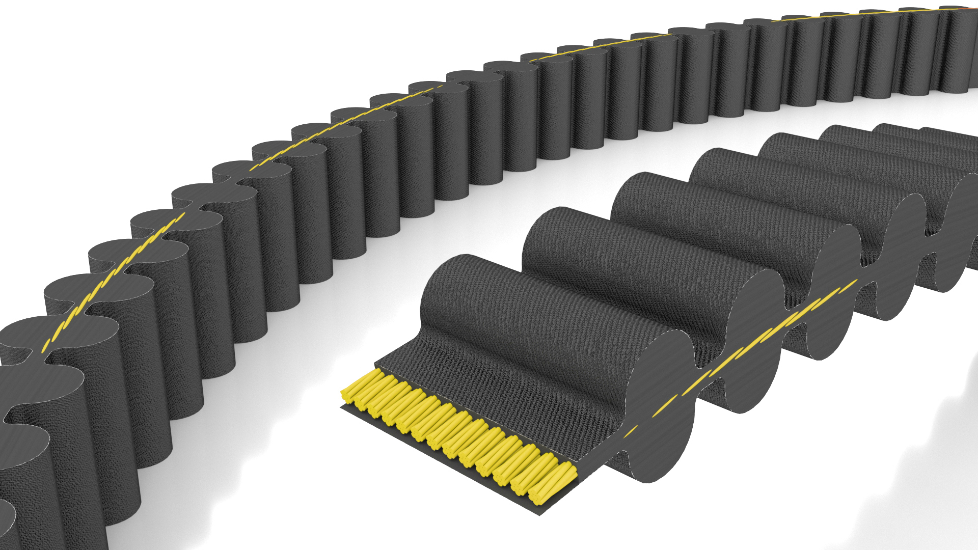 Dual (Double sided) Timing Belts (HTD Series)